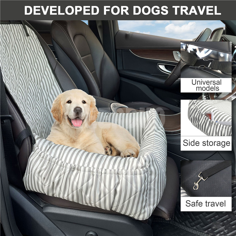 Elevador de asiento de coche para mascotas lavable con correa de seguridad GRDO-25