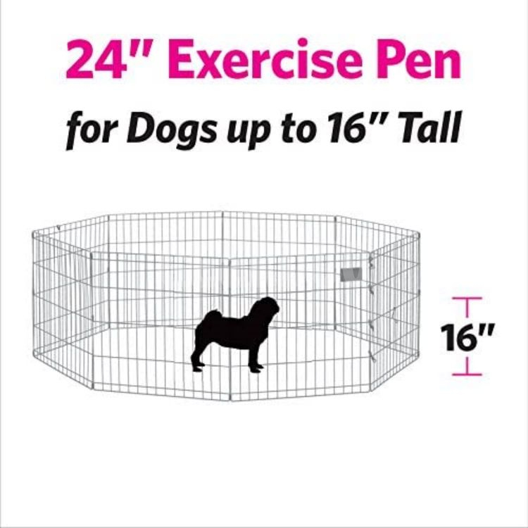 Productos para mascotas Corral de ejercicios de metal plegable y corralito para mascotas GRDCP-1