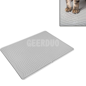 Alfombra de arena para gatos de silicona de grado premium grande GRDDM-14