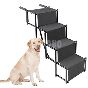Escaleras plegables para perros con marco de metal GRDCS-2
