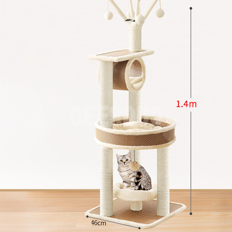 Rascador para gatos con torre pequeña para gatos GRDTR-9