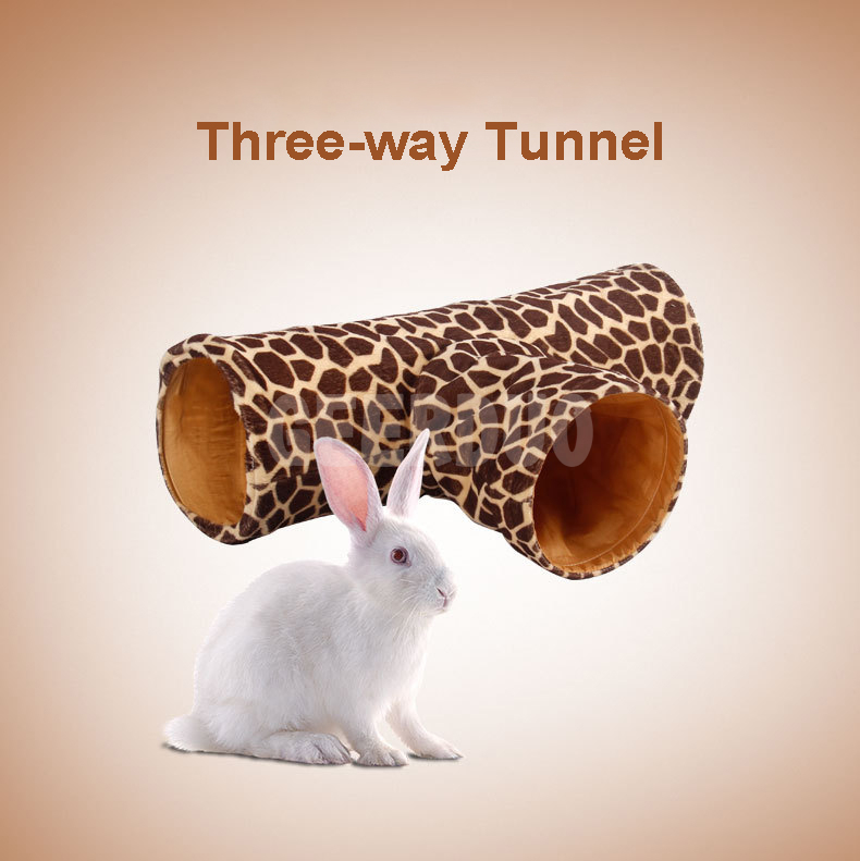 Túnel para mascotas, juguetes para gatos, 3 vías, plegable, GRDTO -6