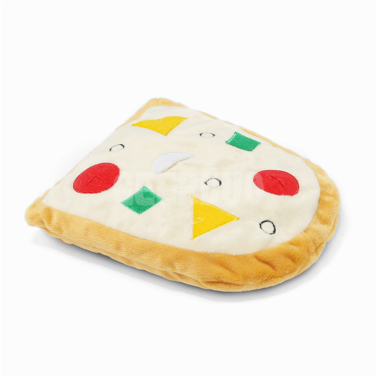 Juguete masticable para mascotas con forma de pizza GRDTD-6