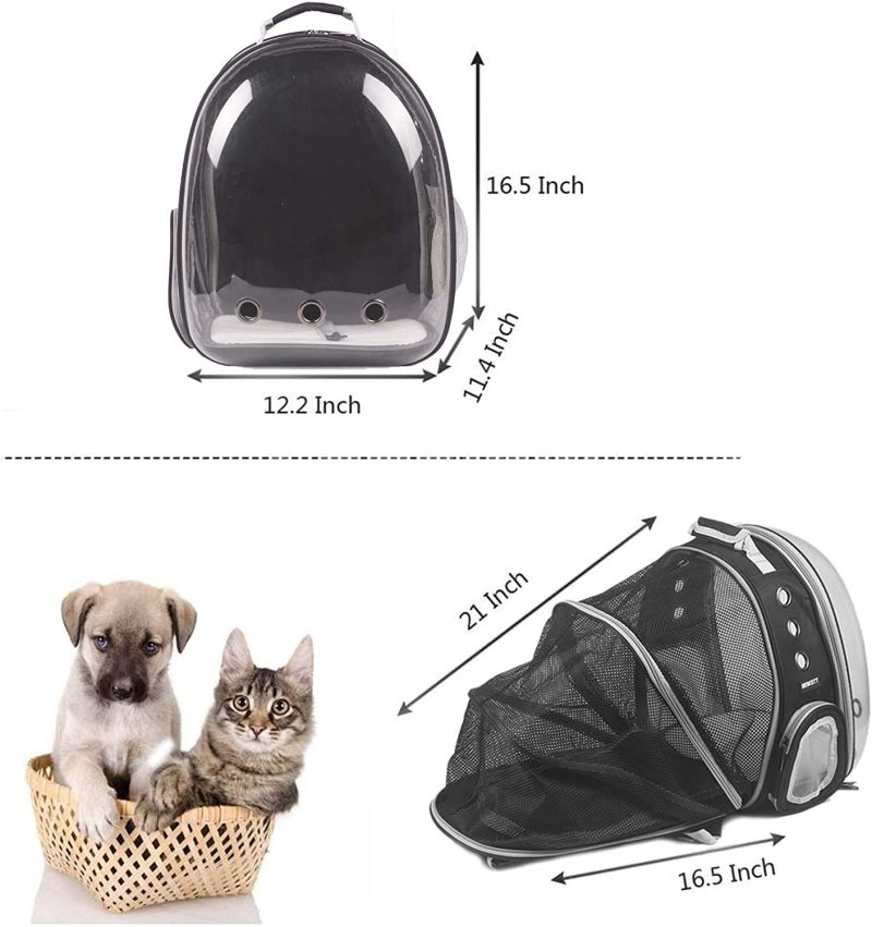 Portadores de mochila de burbujas para mascotas con ventilación GRDBB-4
