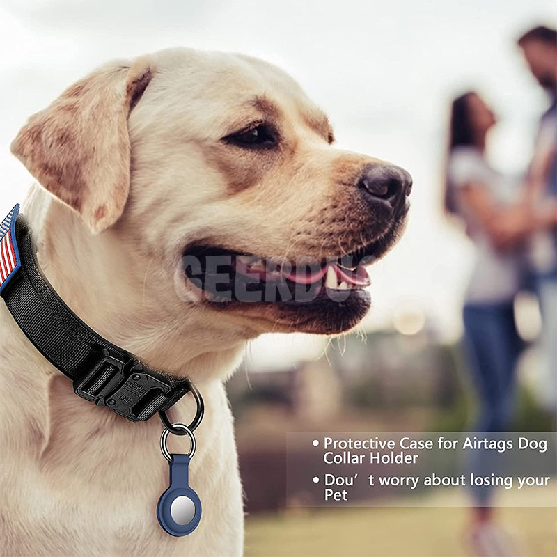 Collar de perro táctico ajustable entrenamiento militar Collar de perro de nailon GRDHC-14